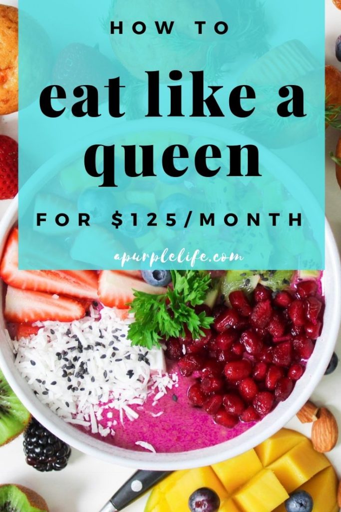 Learn how to spend $125 a month on groceries despite living in an expensive metropolis. I've found a way to eat delicious food while being frugal and staying within my budget. In this post I detail exactly what I bought for a month and the types of food I made with those ingredients.
