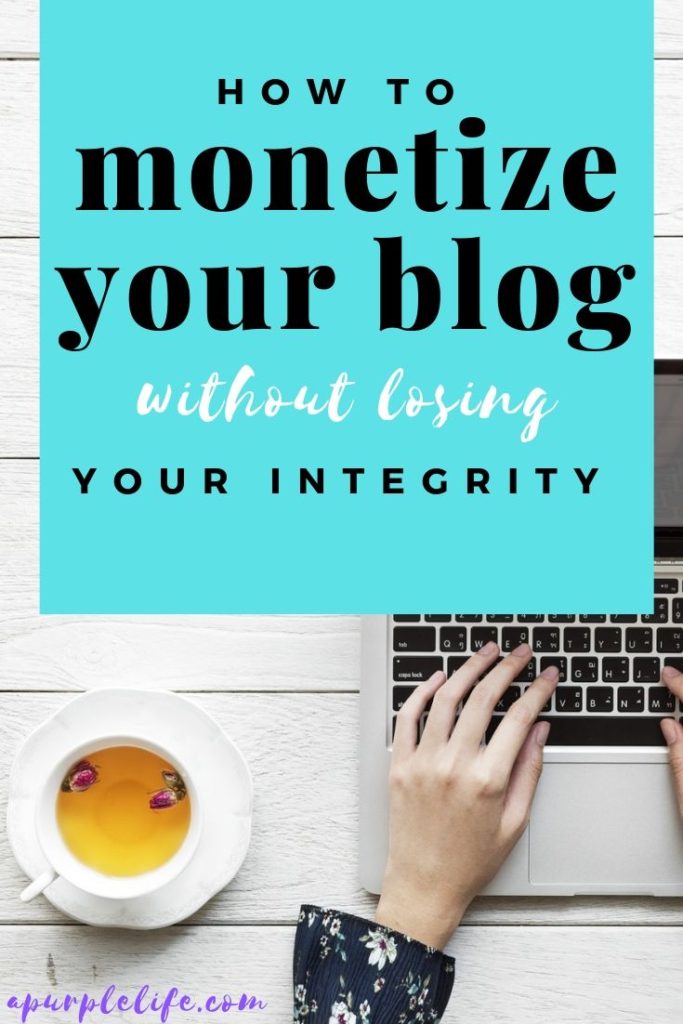 Thinking about monetizing your blog, but worried that it might change you or your priorities? Check out what finally changed my mind and convinced me you can do both: stay true to yourself and make money.