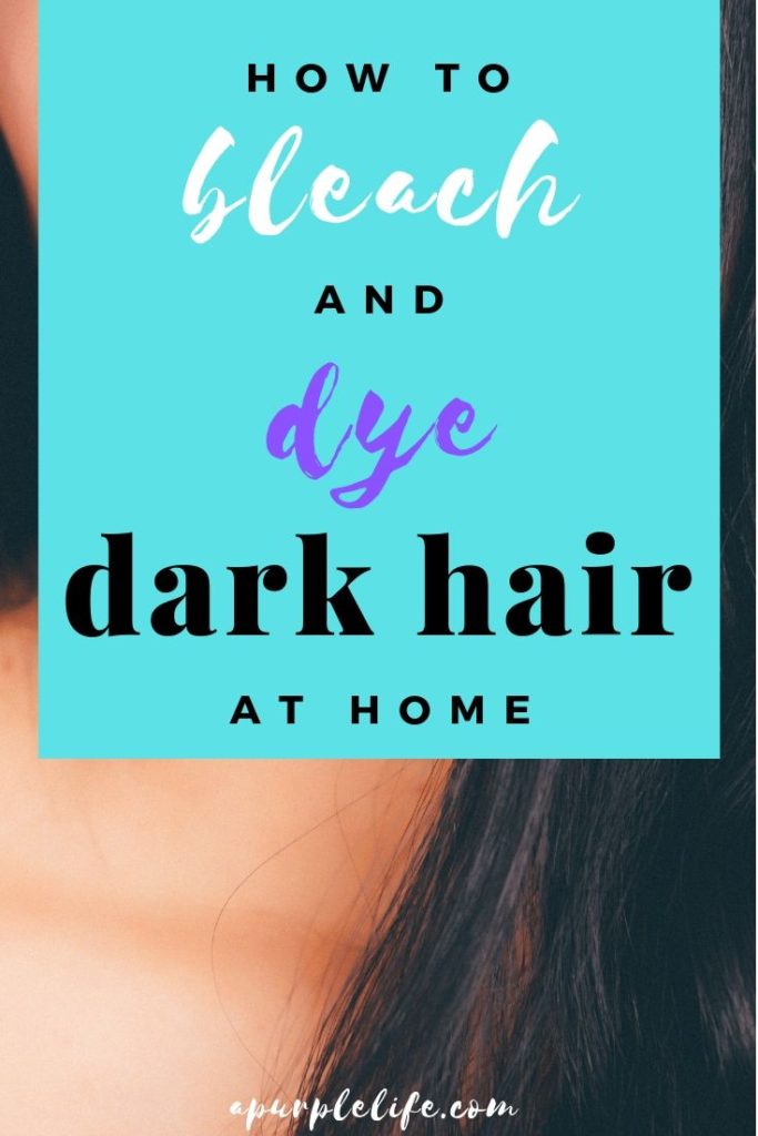 Lifting your dark hair enough to get color to show up well is a challenge. See how I overcome it with step-by-step instructions.