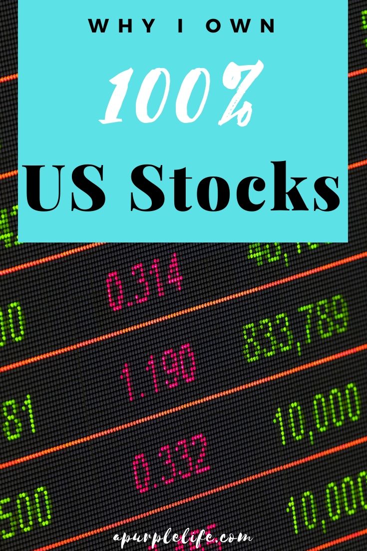 General investing advice says that you need to have stocks and bonds. I am bucking the trend. Here are the reasons why I only own U.S. stocks.